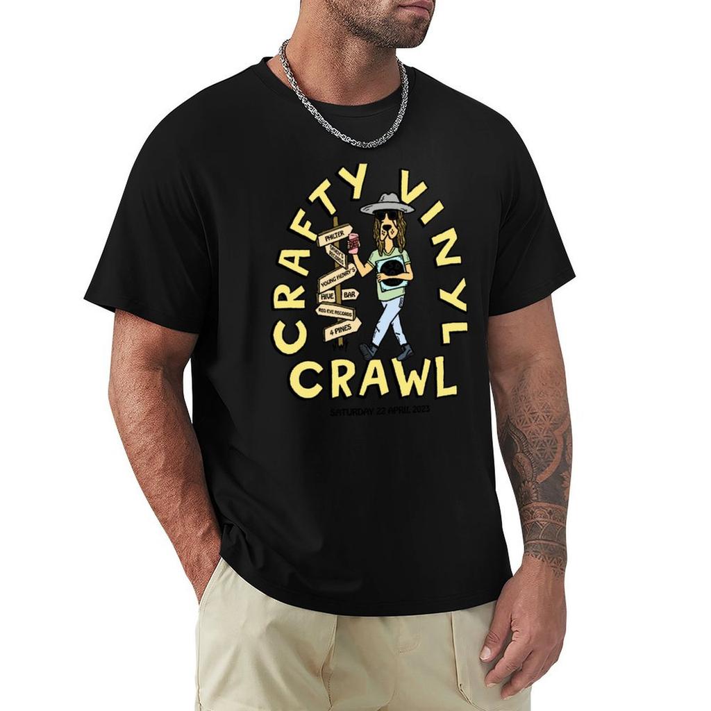 Rsd Crafty Vinyl Crawl 2023 Tshirt Quick Dry Outdoor Sports Tshirt