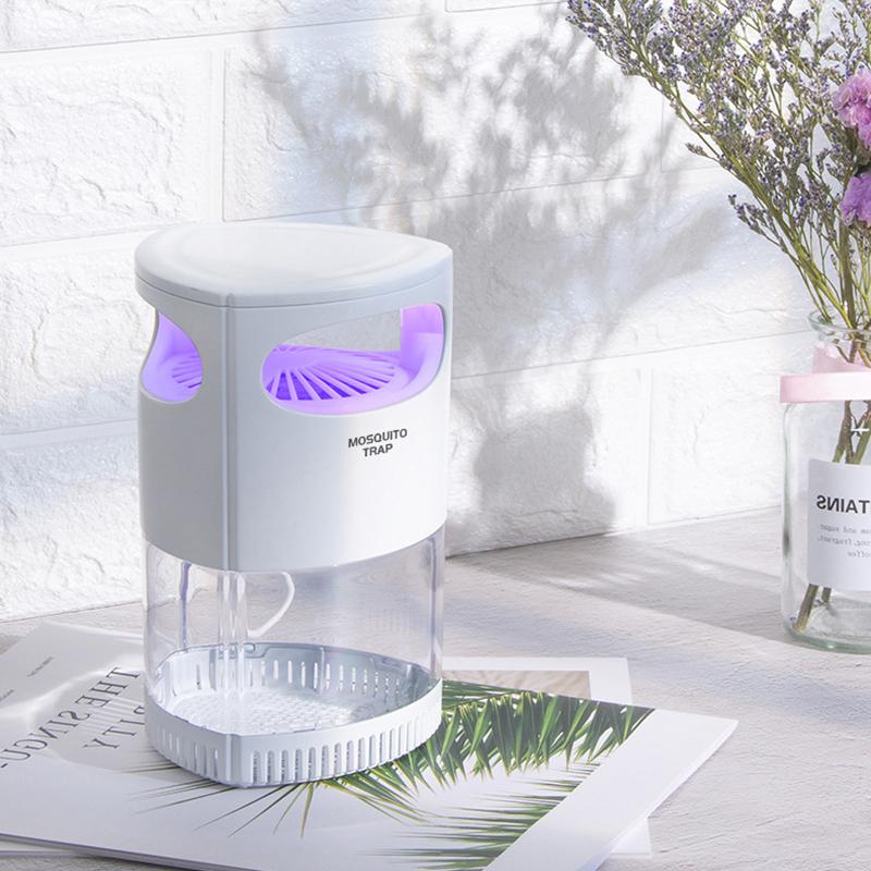 Silent Mosquito Killer Lamp UV Photocatalyst Bug Zapper 1Pcs USB Charging Light Weight for Hiking Camping Travel Use