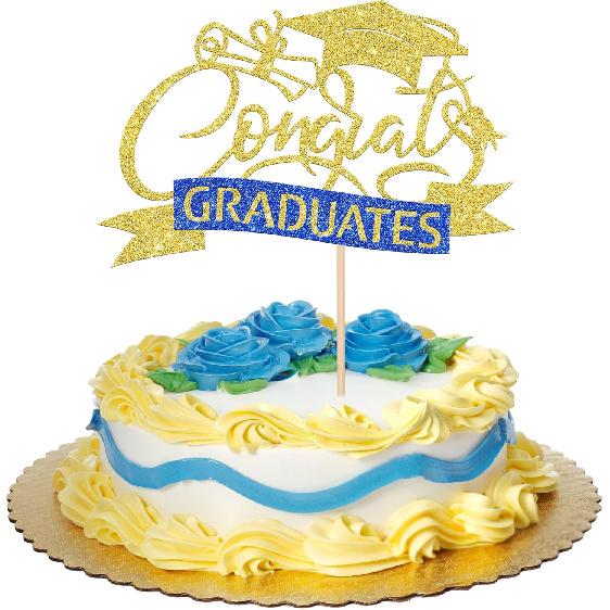 1 PCS High Heel Girl Graduation Cake Topper Black Pink Glitter Done Diploma Class of 2025 Congrats Grad Cap Cake Pick for 2025 Senior High School