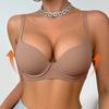 South East Asia Sexy smooth-faced seamless thin cup underwear Summer small breasts gather and close sub-breasts Anti-sagging bra