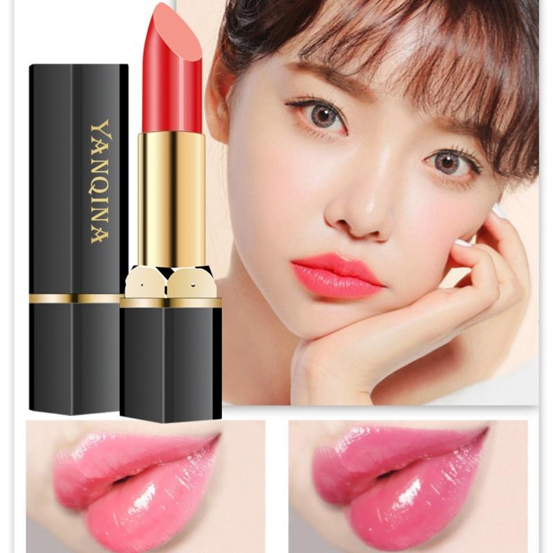 Увлажняющая и питательная помада, чувствительная к температуре, против потрескивания и восстанавливающая линии губ, индивидуальный цвет для каждого.