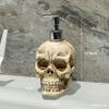 Ванная бутылка в европейском стиле в форме черепа из смолы, дозатор для мыла для ванной, бутылка для домашнего антисептика для рук, бутылка для хранения геля для душа