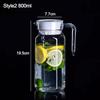 Transparent Water Bottle Heat-resistant Juice Cold Water Bottle New Coffee Milk Pot