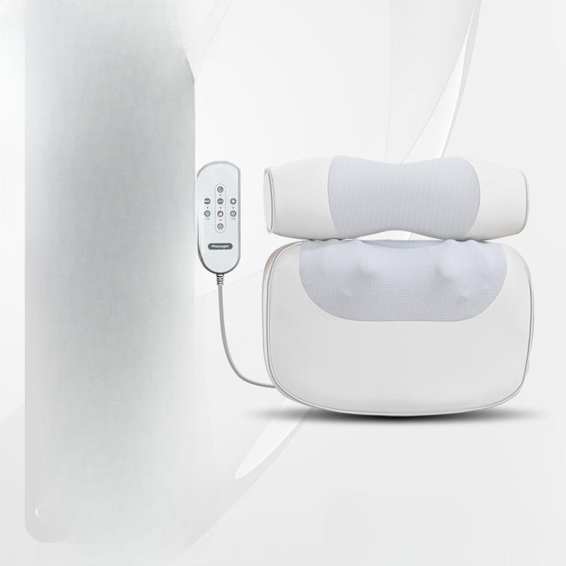 Многофункциональная массажная подушка с подогревом шейных позвонков, электрическая поясничная подушка безопасности, полностью автоматический домашний массажер с горячим компрессом Moxa