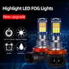 H8 H9 LED H11 9005 HB3 9006 HB4 автомобильные светодиодные лампы противотуманного света 3000K 6000K желтый белый автомобильные противотуманные фары дневные ходовые огни