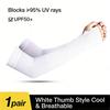 Sun Protection Ice Silk Polyester Sleeves Summer Cycling Outdoor Men's Driving Arm Sleeves Long Style