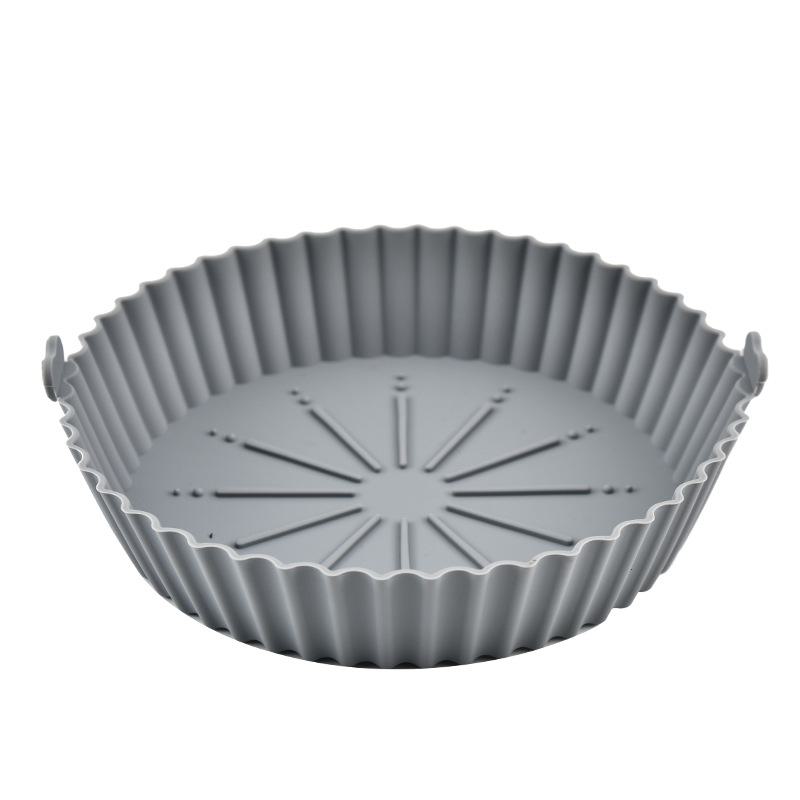 Силиконовый противень для выпечки фритюрницы - круглый, легко моется, подходит для домашнего использования