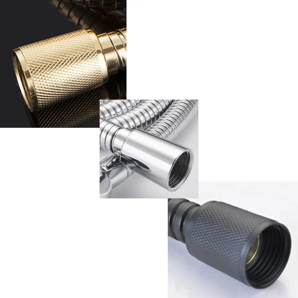 Long Nut Shower Hose Adapter Practical Joints Bathroom Accessories Fitting  Inlet & Outlet