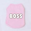 Pet Summer Vest Dog & Cat Fashion Role-playing Breathable Clothes Bichon Pomeranian Funny Internet Celebrity Slogan  Printed
