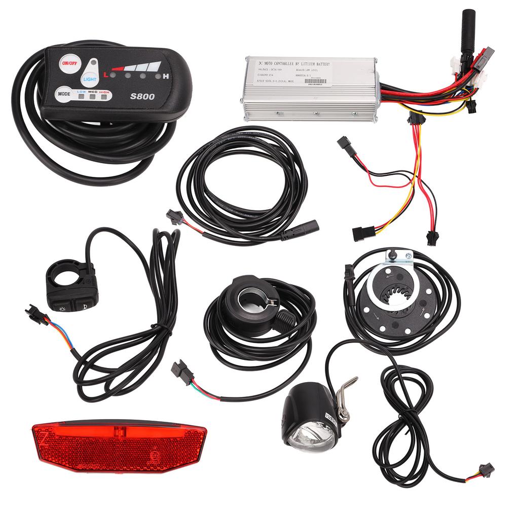 Комплект контроллера 36 В 48 В 750 Вт 25 А, дисплей S800, передний/задний свет, конфигурация переключателя 2 в 1 для электродвигателя 750 Вт