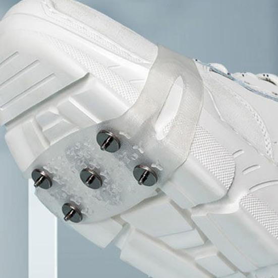 1 пара шипов для льда, кошки с 5 стальными шипами, светоотражающие, для мужчин и женщин, для зимнего отдыха на свежем воздухе, для ходьбы по льду и снегу, эластичные, нескользящие