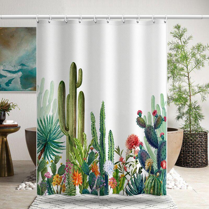 Bathroom Thickened Waterproof Curtain Mildew Proof Shower Curtain Shower Partition Curtain Shower Curtain Bathroom Curtain Free Perforation