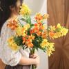 High-Quality Daffodil Lily Silk Flower Display for Designer Showrooms and Photo Props