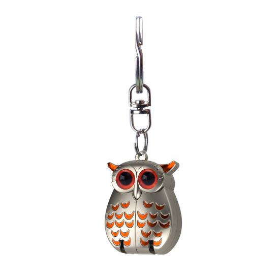 Portable Owl Keychain Nail Clipper with Nail File 2-in-1 Manicure Tool for Outdoor Adventures Stainless Steel Mini Clippers Unique Gifts for Travelers