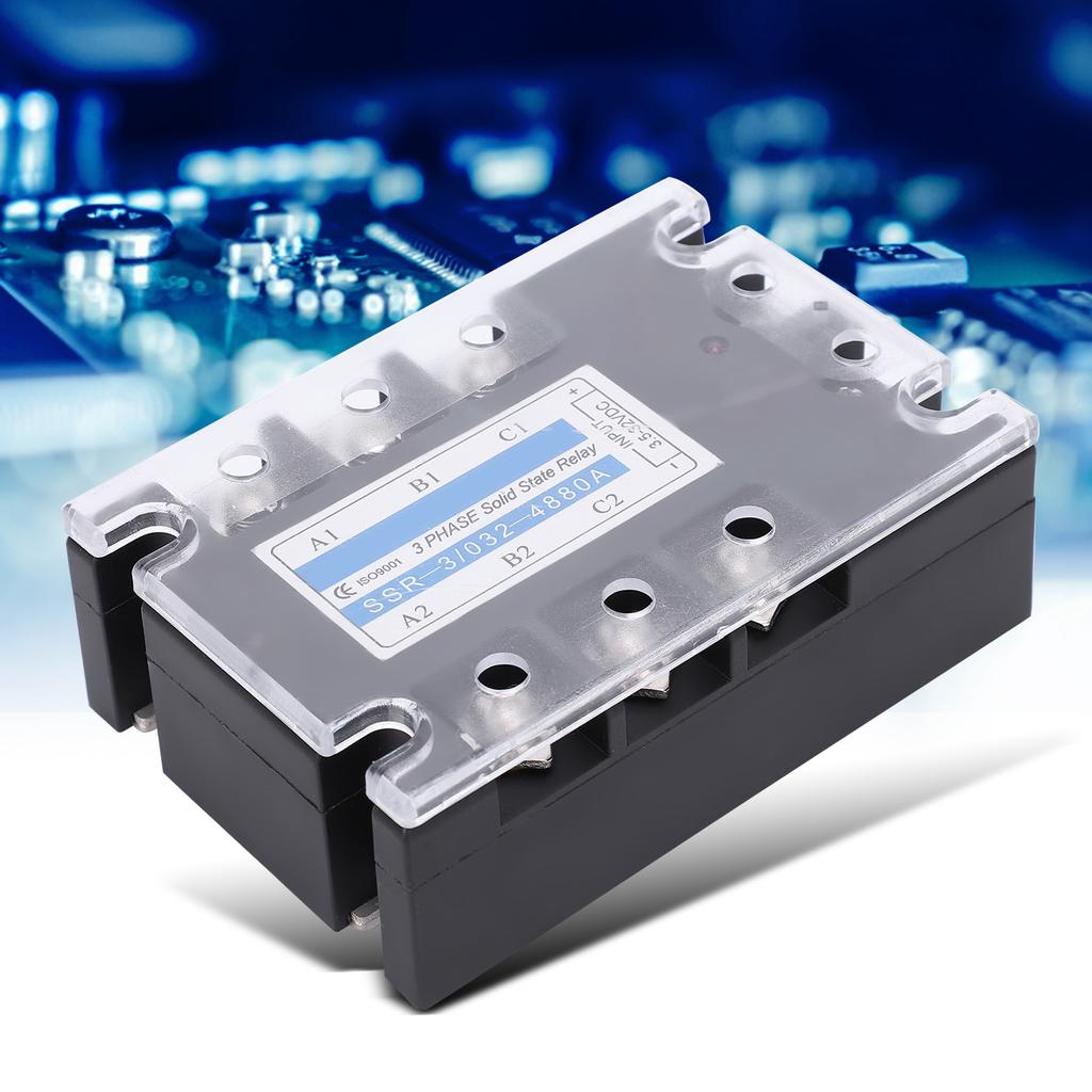 3-фазное твердотельное реле SSR30324880A DCAC 480V Оборудование управления распределением