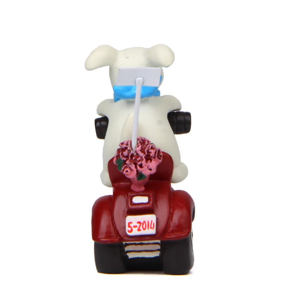 Мультяшная маленькая собачка, полимерный горшок для мотоцикла, садовый аксессуар, для дома и мероприятий, подарки