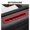 Betterhumz Для Ford Mustang GT 2024- Из Алькантары Накладки на Вентиляционные Отверстия Кондиционера Тюнинг Автомобиля Аксессуары для Интерьера
