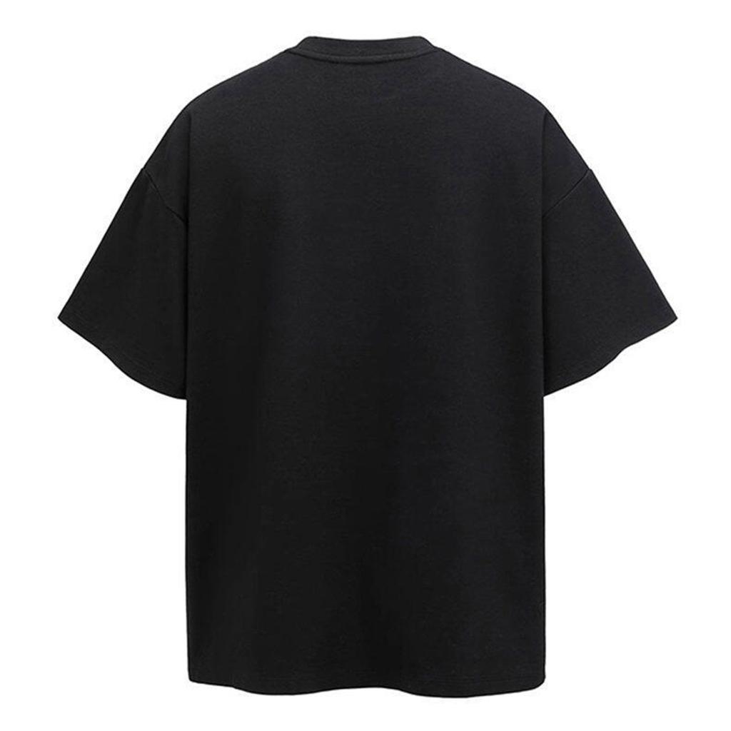 Мужская летняя однотонная футболка с круглым вырезом из хлопка с ледяным эффектом, спортивная повседневная свободная футболка с коротким рукавом и защитой от солнца