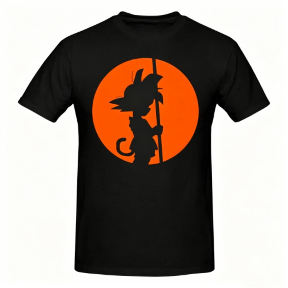 Anime Monkey Print Men's T-Shirts Summer Fashion Street Outdoor Casual T-shirt Tops for Men's and Women's Tees Top