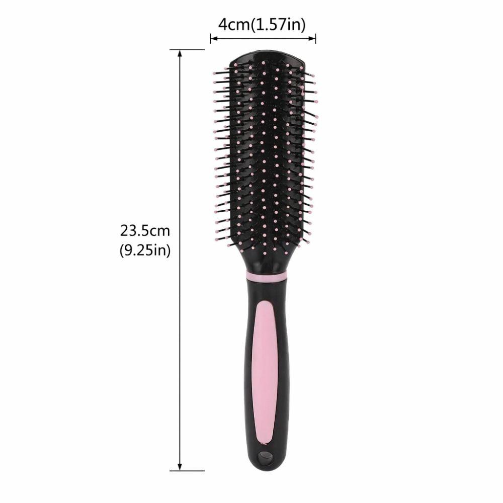 3pcs Professional Hair Brush Rounded Comb Teeth Detangling Hair Brush Hair Comb Brush  For Women