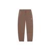 Li Ning Badfive однотонные утолщенные свободные повседневные брюки женские низ темно-коричневые AKYS953-1