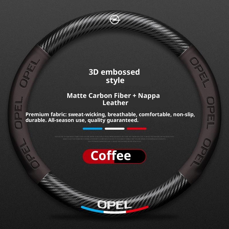 Чехол на руль автомобиля для Opel OPCline Astra Corsa Grandland Insignia Mokka Vectra GTC Tigra Vivaro Zafira Авто Аксессуары