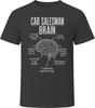 Car Salesman Brain Funny Car Sales T Shirt