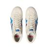 ONITSUKA TIGER Мексика Mid Runner Спортивные Ретро Прочные Полувысокие Повседневные Кроссовки Унисекс Бежевый Синий 1183B577-103