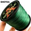 GHOTDA 300M Braided Fishing Line 4 Strand PE Line Braid Multifilament Fishing Line 10 12 18 28 35 40 50 60 80 100 120LB
