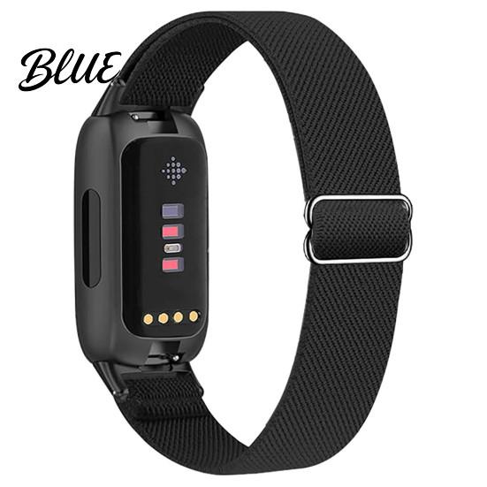 Быстросъемный ремешок для часов Эластичные нейлоновые ремешки для Fitbit Inspire 3 Регулируемый сменный ремешок для смарт-часов Дышащий плетеный спортивный браслет Женский Мужской