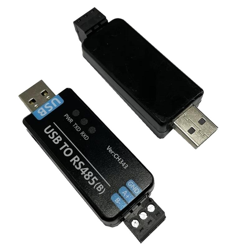 USB to RS485 Serial Port Adapter Communication Module Serial Module Connector For Data Acquisition FT232RNL/CH343G