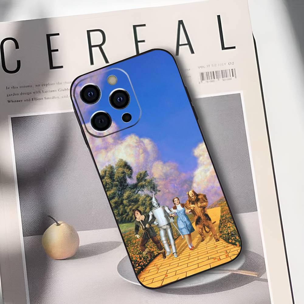 Soft Silicone Black 'Wizard of Oz' Phone Case - the Great And Terrible Design Compatible with iPhone 17/16/15/14/13/12/11 pro