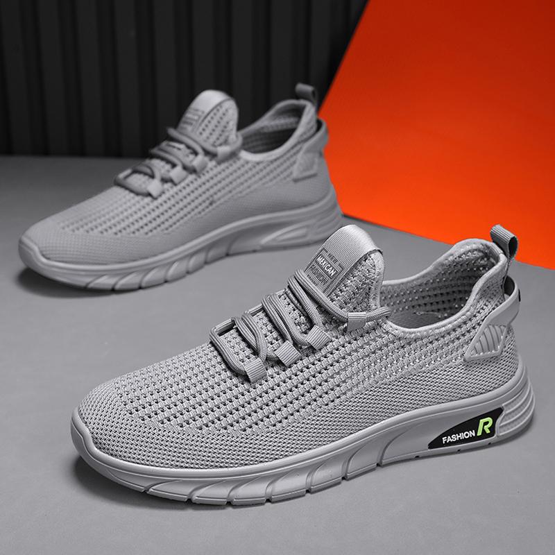 Мужская обувь, мужская повседневная спортивная обувь, мужская обувь с сеткой, дышащая и универсальная модная обувь, легкие кроссовки