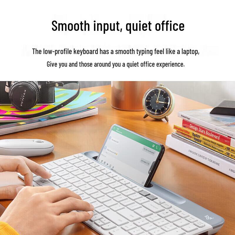 Logitech K580 Wireless Bluetooth Ultra-Slim Keyboard