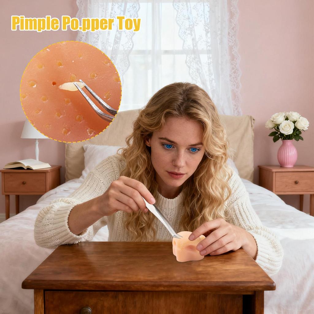 Игрушка для выдавливания прыщей Силиконовые игрушки-антистресс Сенсорные игрушки для беспокойства Многоразовая сенсорная подушечка для сжимания для взрослых и детей Рождественские подарки