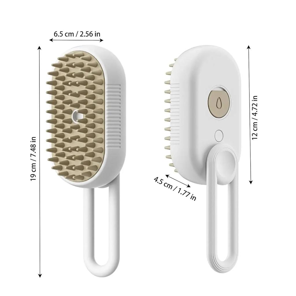 Pet Digital Spray Comb Cat Dog Hair Removal Comb USB Rechargeable De-fluffing Hair Removal Comb Pet Cleaning Tools