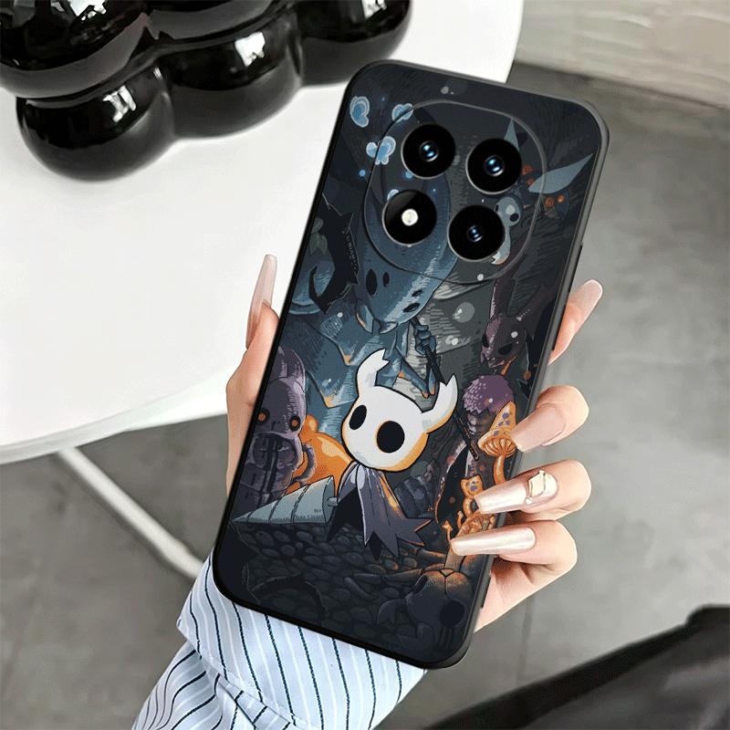 H-Hollow K-Knight Игровой Мягкий Чехол для Телефона для Xiaomi Redmi Note 12 13 14 15 Pro Plus 11 12S 11S 11T 10 4G Черный Чехол Задняя Крышка