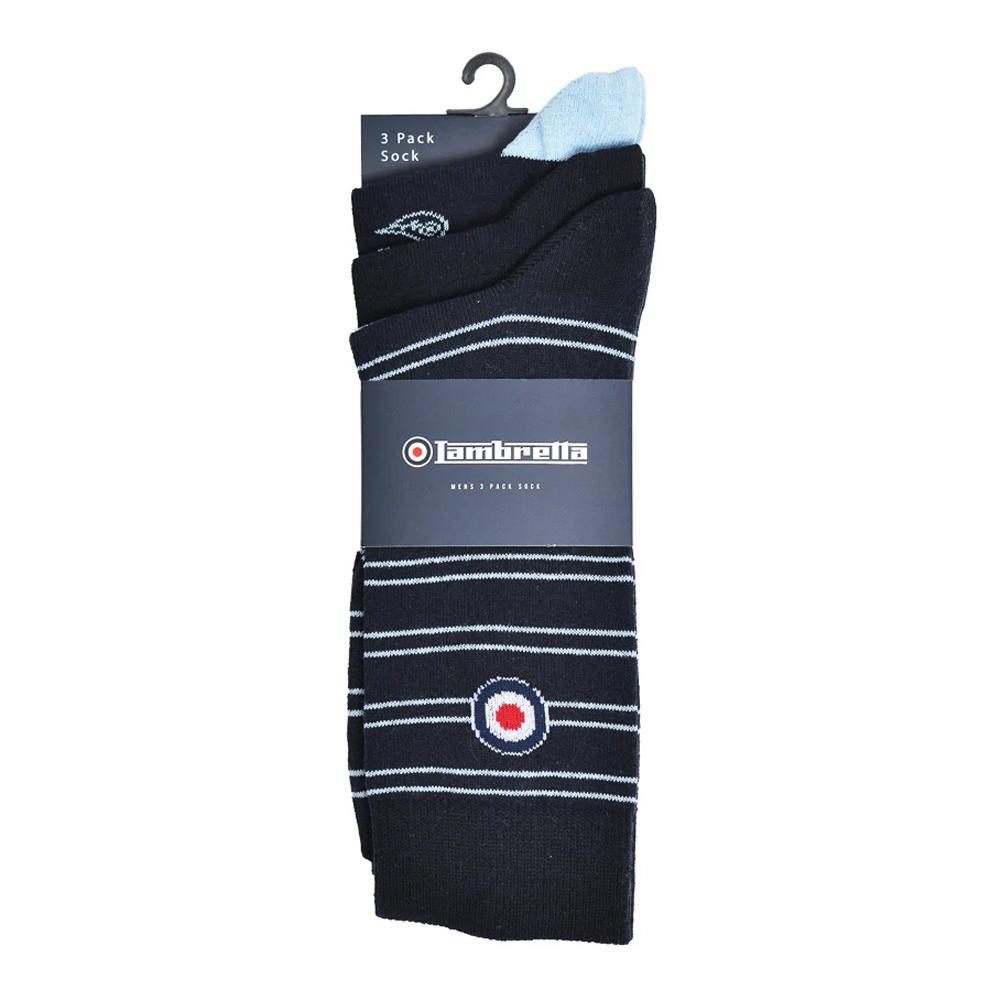 Lambretta Mens Assorted Designs Socks