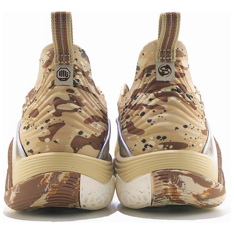Li Ning BadFive Hunter 1 Низкие уличные баскетбольные кроссовки Мужские Хаки ABFV007-8