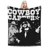 Супер Мягкое Пледовое Одеяло Beyonce Cowboy Carter Tour Премиум Флис Фланель Постельное Одеяло Уютный Плюшевый Покрывало Всесезонное Использование