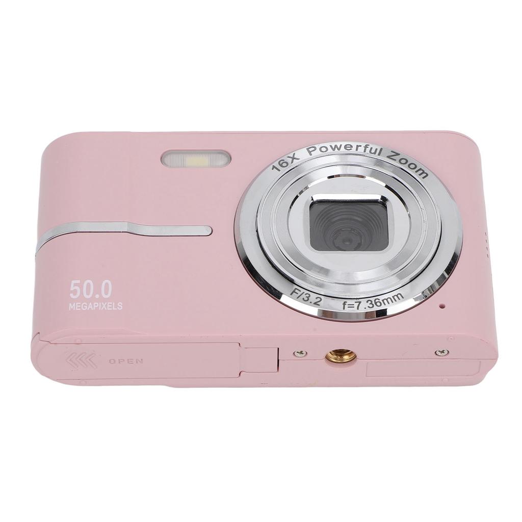 Карманная цифровая камера FHD 1080P 50MP Поддержка AF Автофокус 16X Zoom Студенты Портативный Компактный Маленький