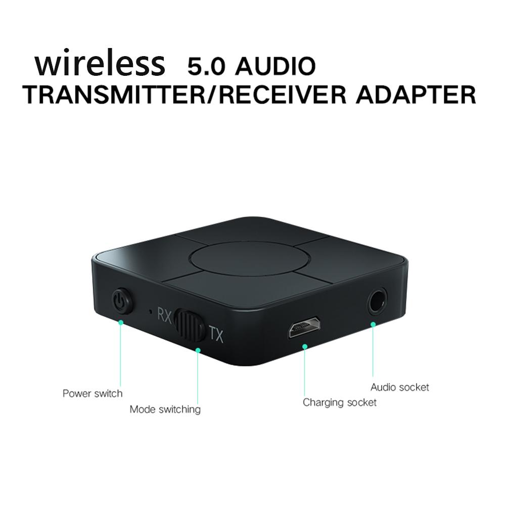 KN326 Bluetooth Transmitter Receiver Audio Adapter w/Mic for Car PC TV Headphone
