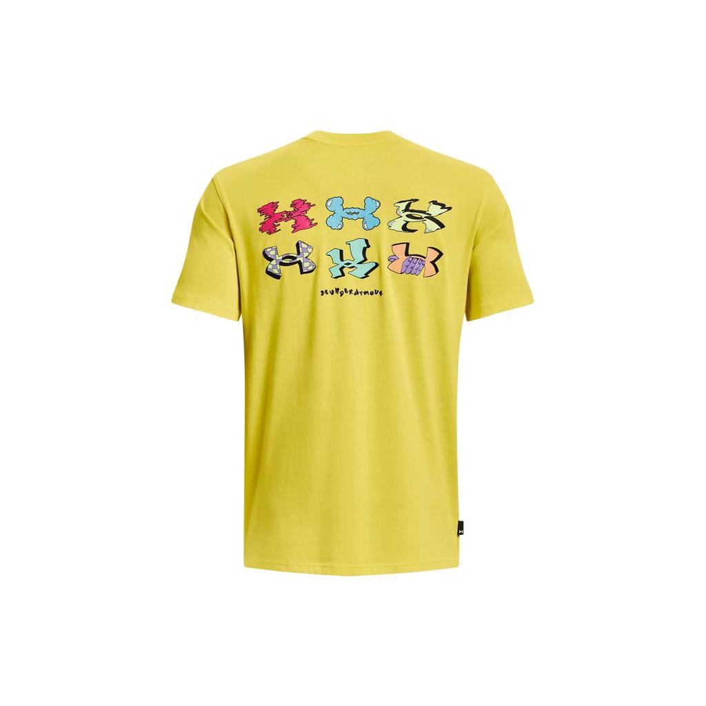 Under Armour Футболки Мужские Звездный фрукт Желтый Круглый вырез Умеренный Прямой крой 1376837-799