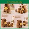 Plush Capybara Toy Chef Design Doll Birthday Gift Party Accessory Decoration