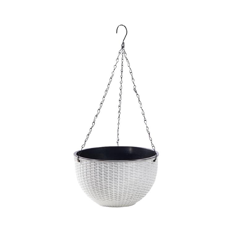 Плетеная корзина для растений Подвесное кашпо Горшок для цветов Для различных комнатных растений Домашний Балкон Сад Аксессуары для посадки