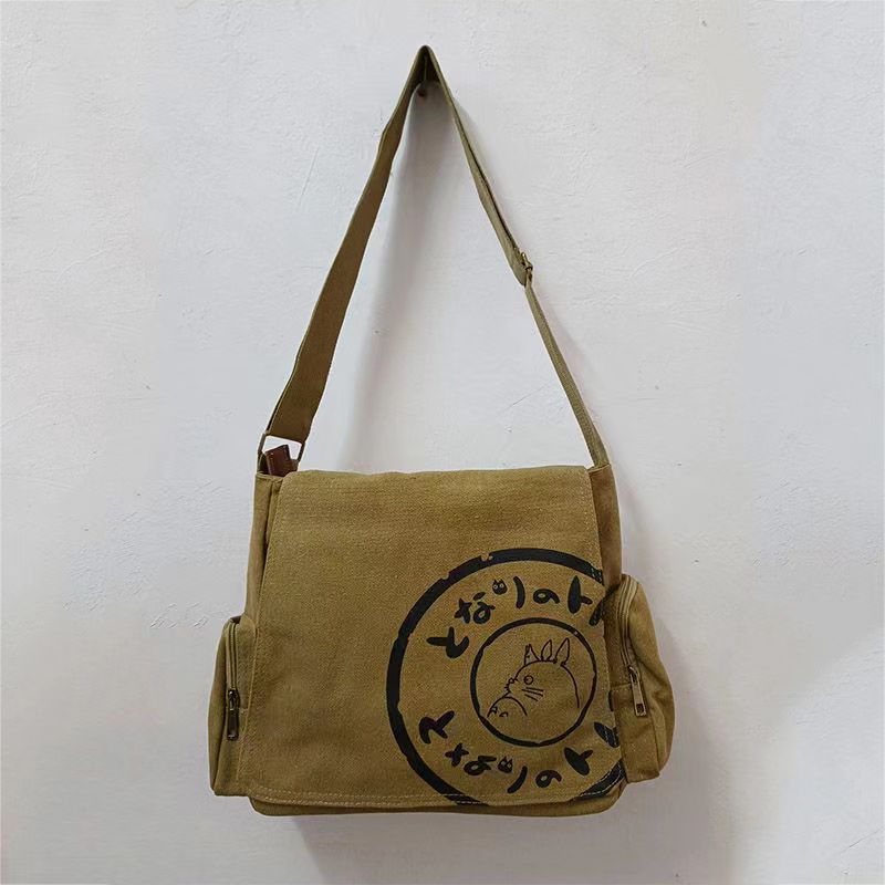 Messenger Bag for Women Designer Handbags Female Shoulder Crossbody Canvas Women's Large Tote Bags Cartoon CLE