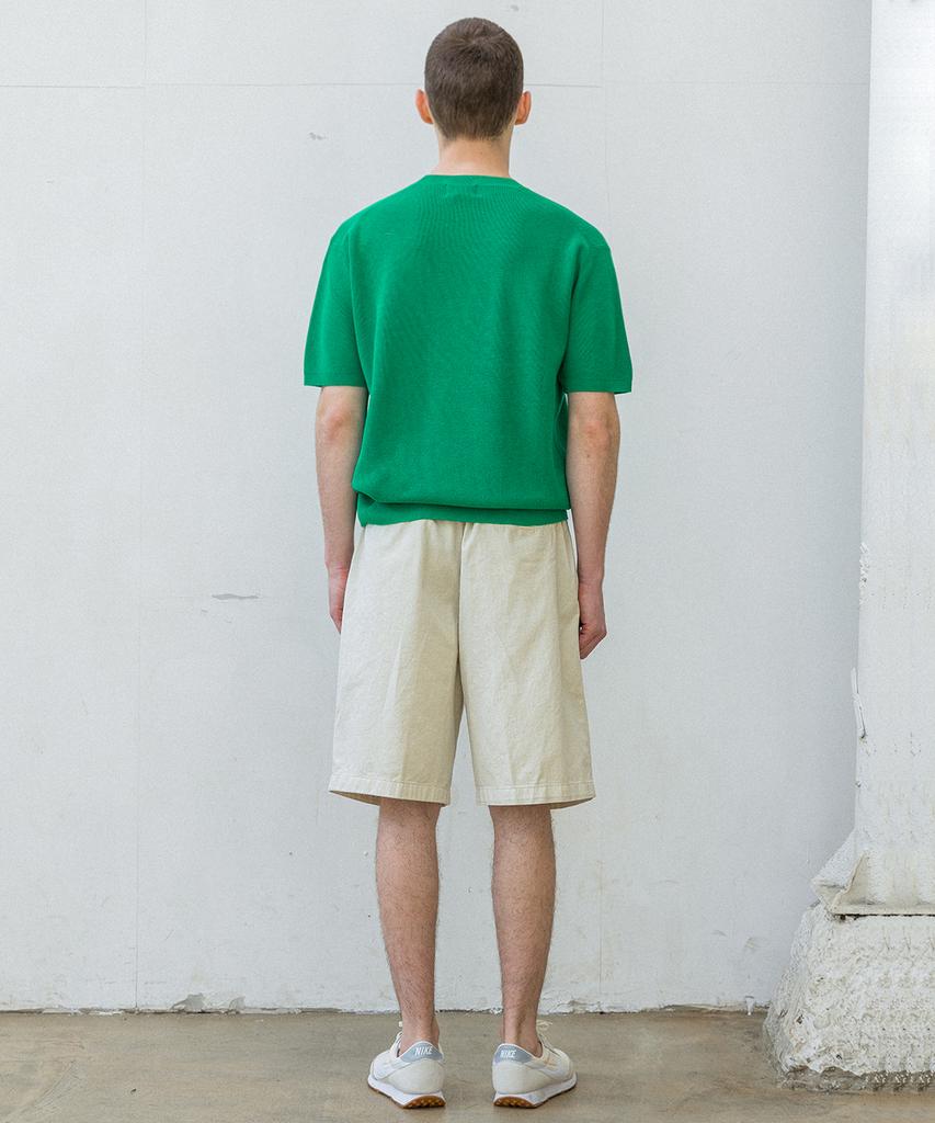 AGENT PEEK Agp Cool Round Half Knit Green