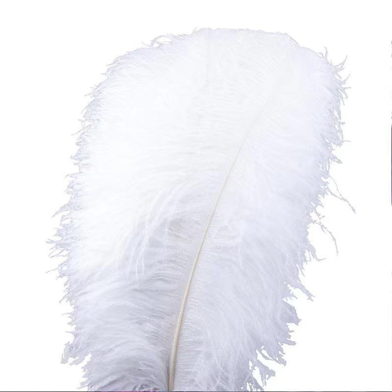 10PCS 45-50cm Colorful Big Feathers Ostrich Table Flower Table Flower Wedding Decoration Ostrich Feathers