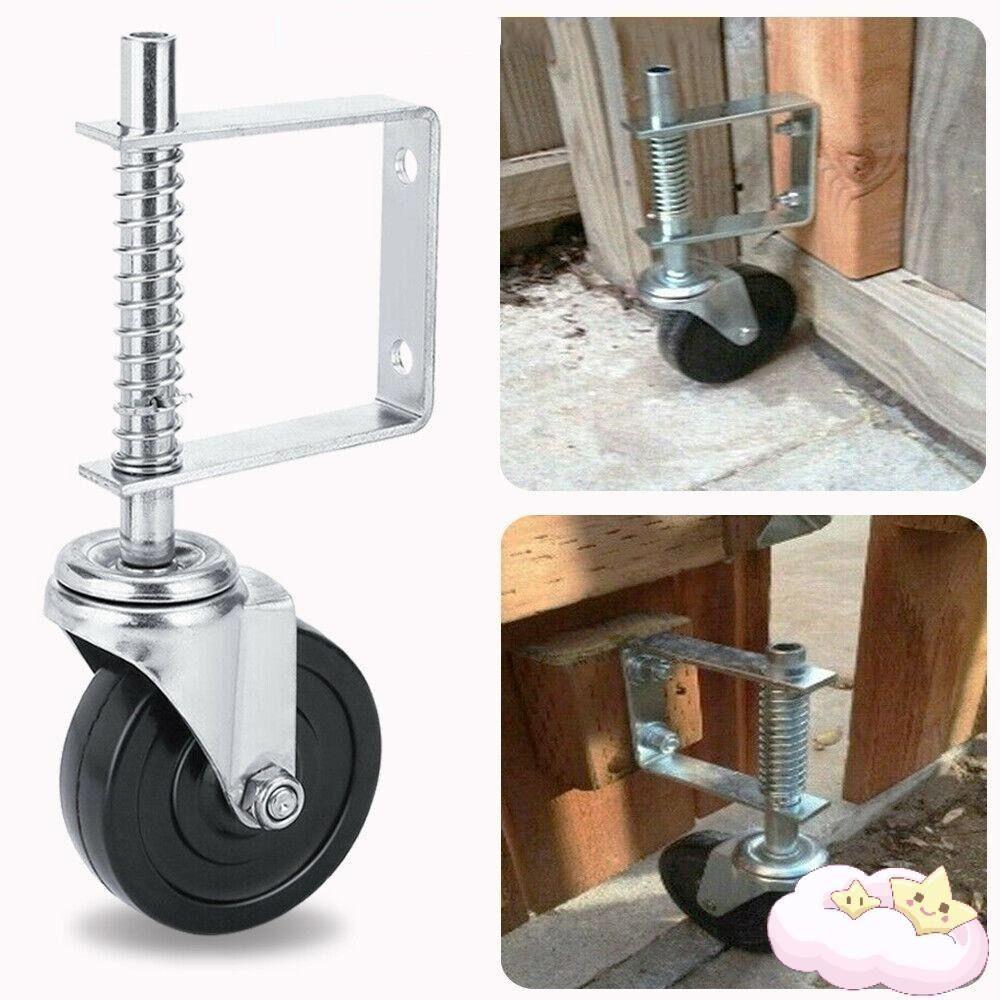 Сверхпрочное подпружиненное колесо 4 дюйма с пружинным демпфированием, колесо для дверных ворот для мебели