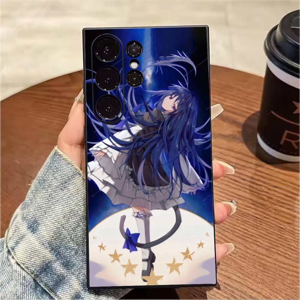 Чехол для телефона Manga U-UminekoS W-When They Cry для Samsung S25,S24,S21,S22,S23,S20,Ultra,S26,Plus,Fe,Note,5G Черный